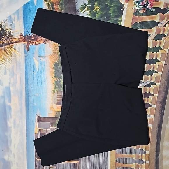 Peserico Black Ankle Pants Size 8 - Picture 1 of 9